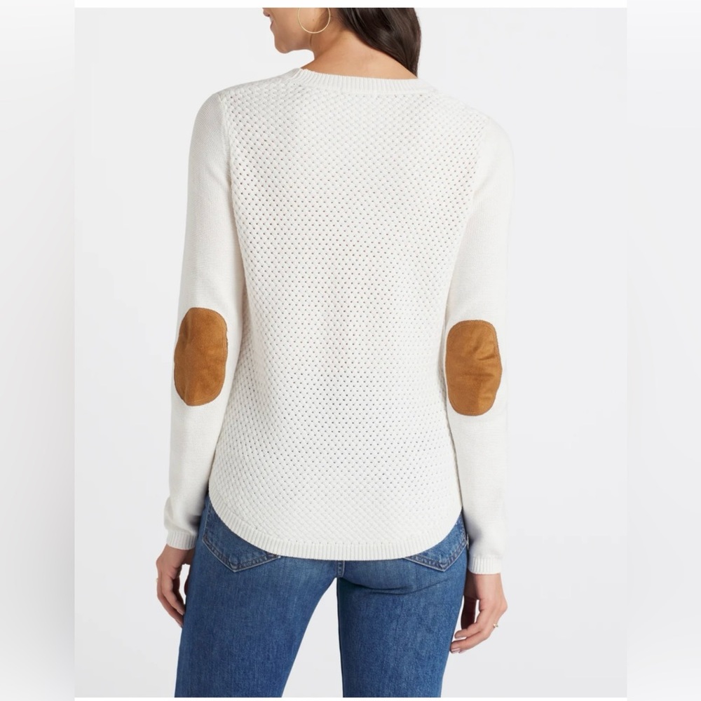 Brand New NWT Josey Elbow Patch Sweater Size Large